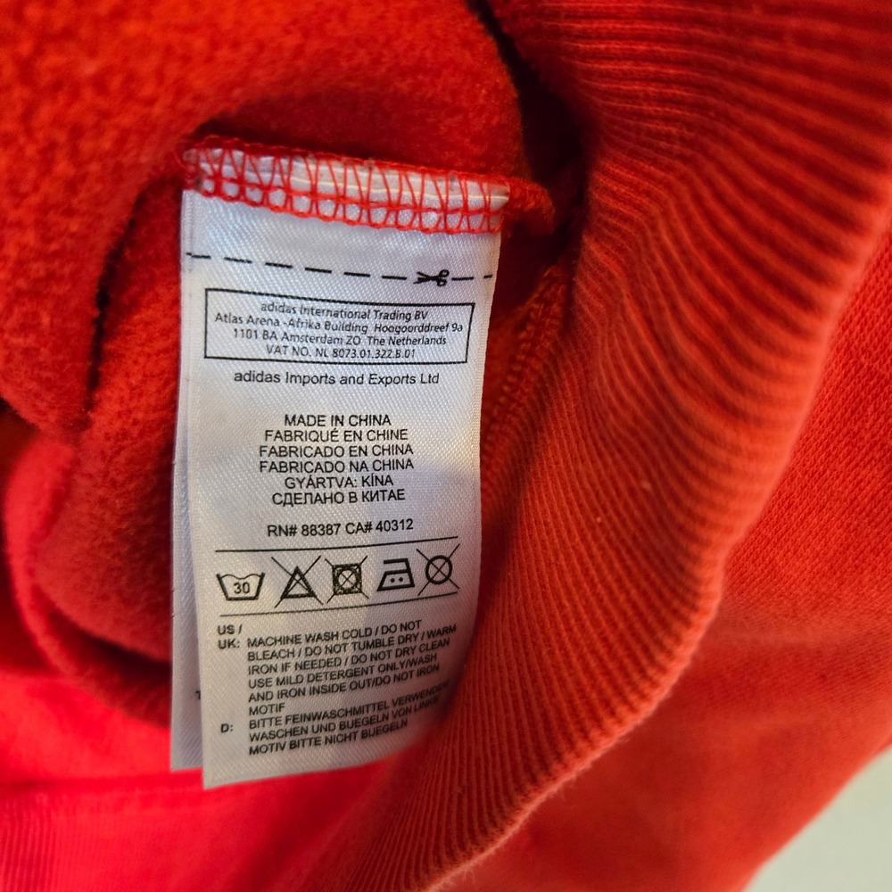 2011 Adidas Originals Mens Espana Spain Red Sweatshirt Size L, World Cup Soccer - Picture 6 of 7